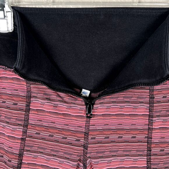 FP Movement Sz M Betty Legging Black Pink Zippers Yoga Dance Surf Run - Picture 5 of 10